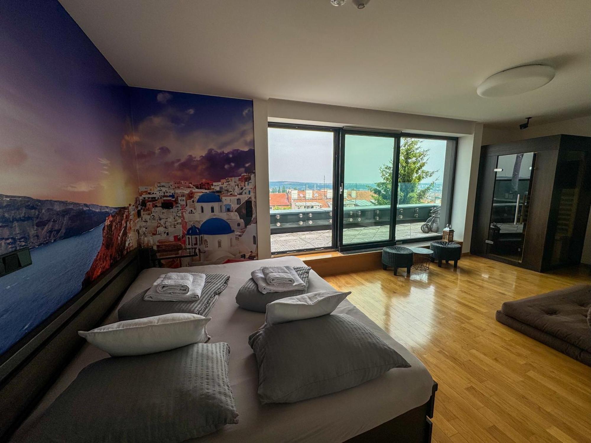 Apartman Se Saunou A Terasou S Vyhledem Na Brünn  Kültér fotó